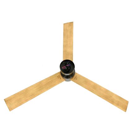 Lucci air 21610449 - LED Ściemnialny wentylator sufitowy CLIMATE 1xGX53/12W/230V brązowy/chrom błyszczący + zdalne sterowanie