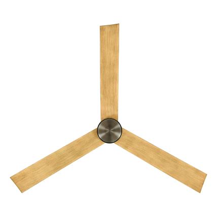 Lucci air 21610449 - LED Ściemnialny wentylator sufitowy CLIMATE 1xGX53/12W/230V brązowy/chrom błyszczący + zdalne sterowanie