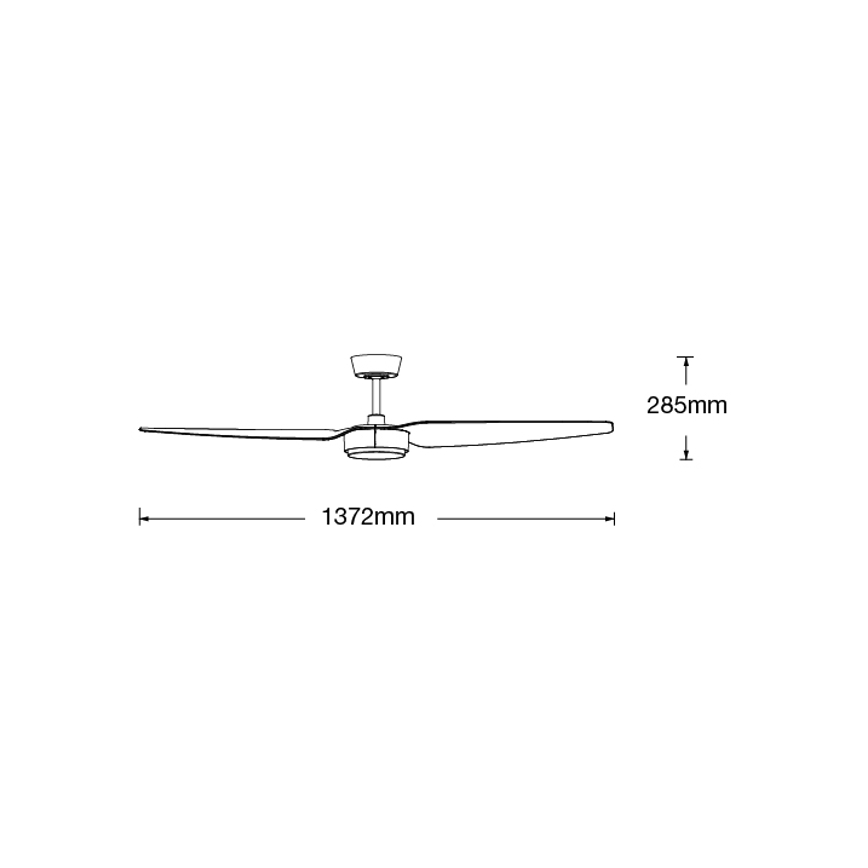 Lucci air 21615449 - Wentylator sufitowy CONDOR czarny + pilot zdalnego sterowania