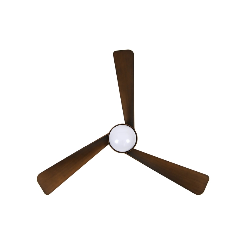 Lucci Air 21617249 - Ściemnialny wentylator sufitowy LED OSPREY 1xGX53/12W/230V Ø 132 cm brąz + pilot zdalnego sterowania