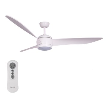 Lucci air 512911 - LED wentylator sufitowy AIRFUSION NORDIC LED/20W/230V drewno/biały średnica 142 cm + zdalne sterowanie