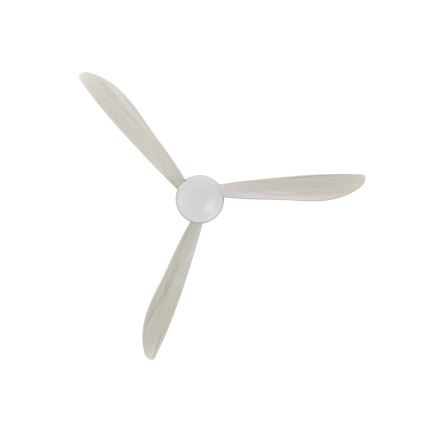 Lucci air 512911 - LED wentylator sufitowy AIRFUSION NORDIC LED/20W/230V drewno/biały średnica 142 cm + zdalne sterowanie