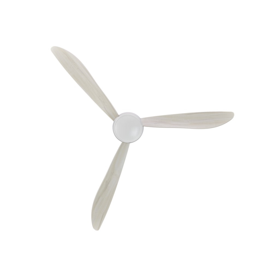Lucci air 512911 - LED wentylator sufitowy AIRFUSION NORDIC LED/20W/230V drewno/biały średnica 142 cm + zdalne sterowanie