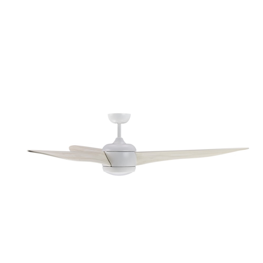 Lucci air 512911 - LED wentylator sufitowy AIRFUSION NORDIC LED/20W/230V drewno/biały średnica 142 cm + zdalne sterowanie