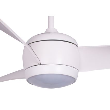 Lucci air 512911 - LED wentylator sufitowy AIRFUSION NORDIC LED/20W/230V drewno/biały średnica 142 cm + zdalne sterowanie