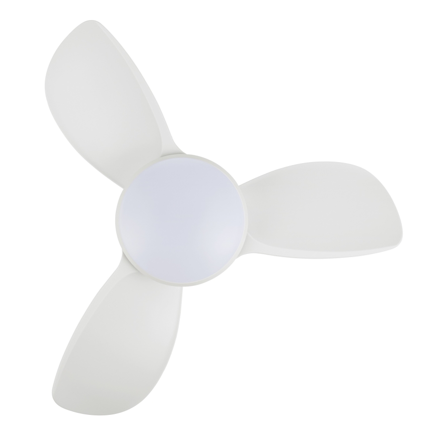 Lucci air 513071 - LED Ściemnialny wentylator sufitowy SYROS LED/18W/230V 3000/4000/6000K biały + pilot zdalnego sterowania