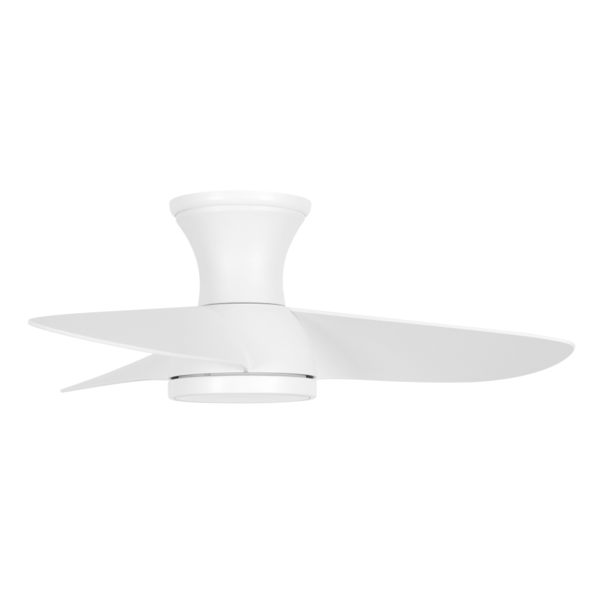 Lucci Air 51307149 - Ściemnialny wentylator sufitowy LED SYROS II LED/18W/230V 3000/4000/6000K śr. 76 cm biały + pilot zdalnego sterowania