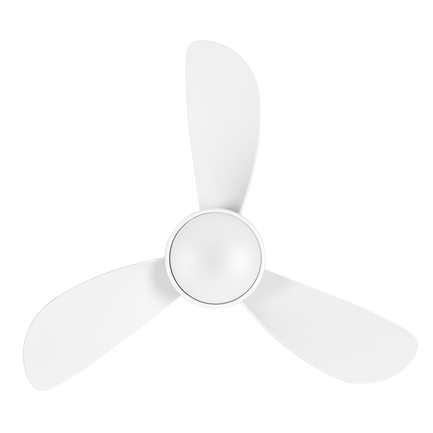 Lucci Air 51307149 - Ściemnialny wentylator sufitowy LED SYROS II LED/18W/230V 3000/4000/6000K śr. 76 cm biały + pilot zdalnego sterowania