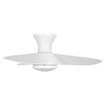 Lucci Air 51307149 - Ściemnialny wentylator sufitowy LED SYROS II LED/18W/230V 3000/4000/6000K śr. 76 cm biały + pilot zdalnego sterowania