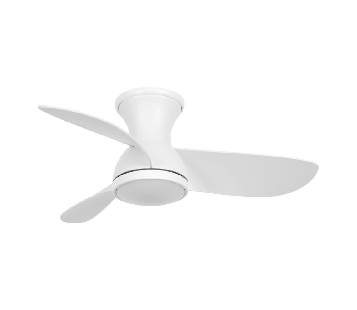 Lucci Air 51307149- LED ściemnialny wentylator SYROS II LED/18W/230V CCT śr. 76 cm biały + pilot