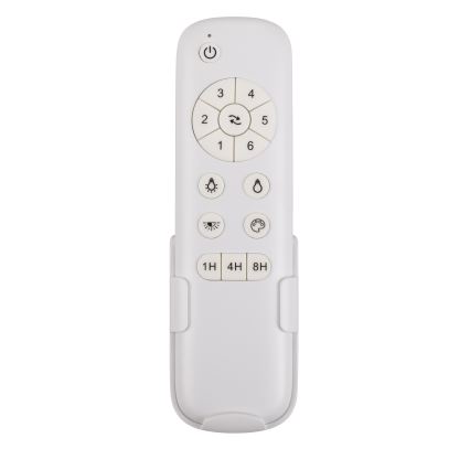 Lucci air 513072 - LED Ściemnialny wentylator sufitowy BRONX LED/18W/230V 3000/4000/6000K czarny/chrom błyszczący + zdalne sterowanie