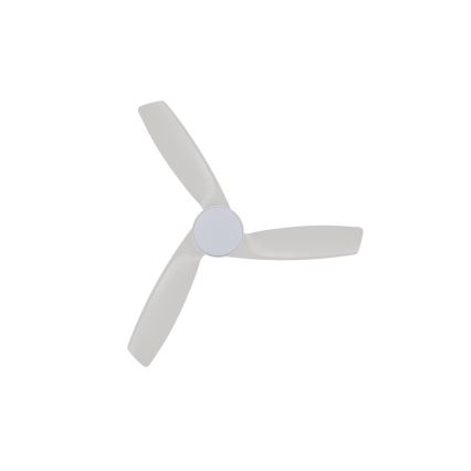 Lucci Air 513073 - LED ściemnialny wentylator sufitowy BRONX LED/18W/230V 3000/4000/6000K Ø 132 cm biały + pilot zdalnego sterowania
