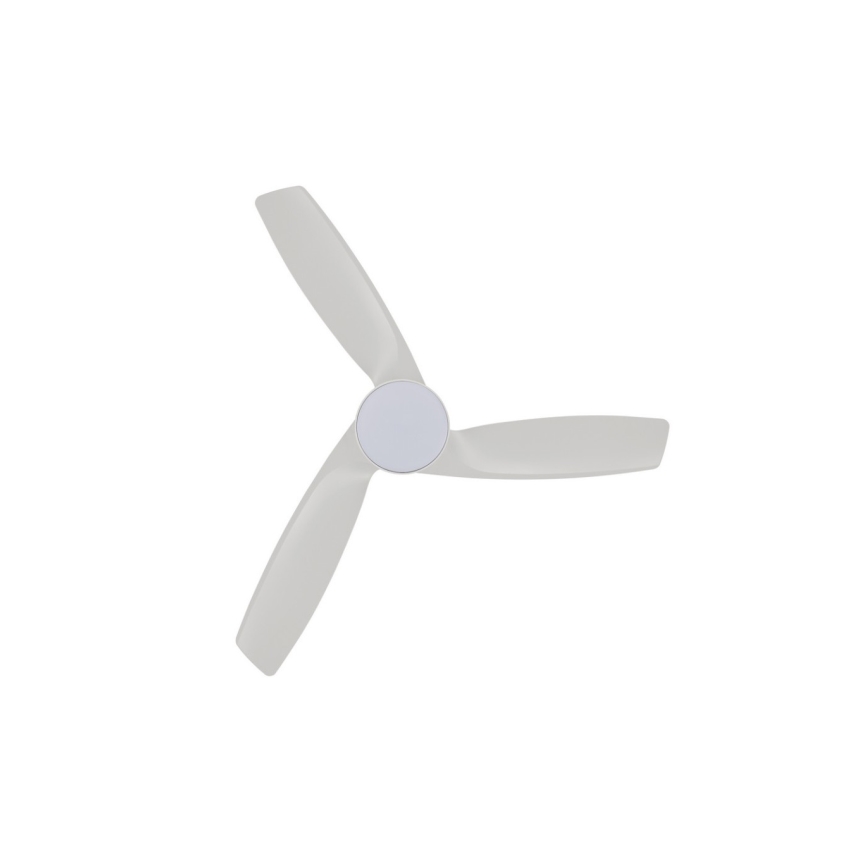 Lucci Air 513073 - LED ściemnialny wentylator sufitowy BRONX LED/18W/230V 3000/4000/6000K Ø 132 cm biały + pilot zdalnego sterowania