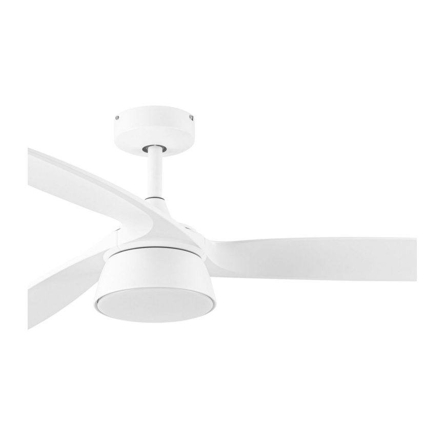 Lucci Air 513073 - LED ściemnialny wentylator sufitowy BRONX LED/18W/230V 3000/4000/6000K Ø 132 cm biały + pilot zdalnego sterowania