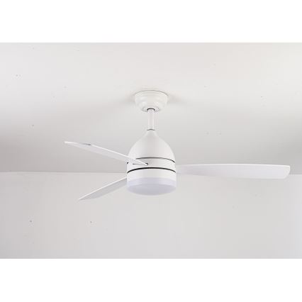 Lucci air 513075 - Wentylator sufitowy LED VECTOR LED/25W/230V 3000/4200/6500K biały + pilot zdalnego sterowania