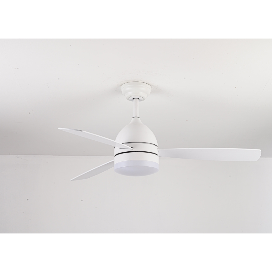 Lucci air 513075 - Wentylator sufitowy LED VECTOR LED/25W/230V 3000/4200/6500K biały + pilot zdalnego sterowania