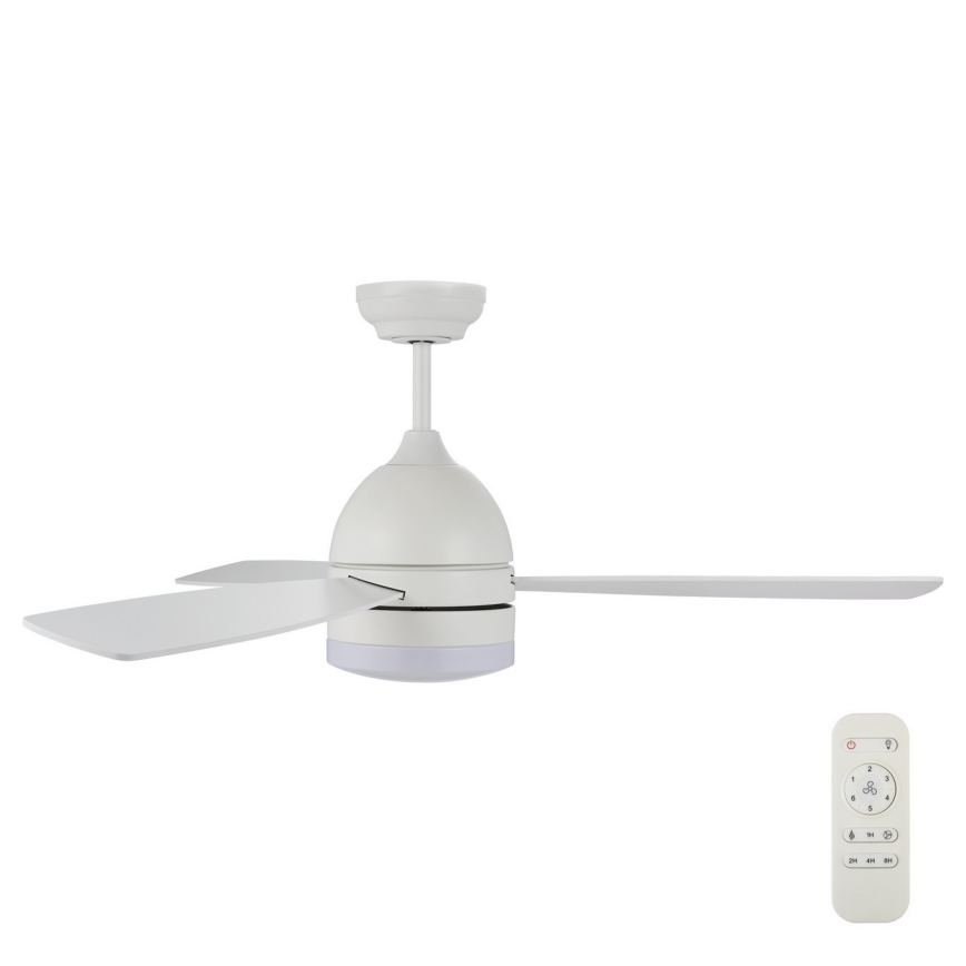 Lucci air 513075 - Wentylator sufitowy LED VECTOR LED/25W/230V 3000/4200/6500K biały + pilot zdalnego sterowania
