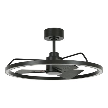 Lucci Air 516124 - LED Ściemnialny wentylator sufitowy CESSNA LED/36W/230V 3000/4000/5000K czarny + zdalne sterowanie