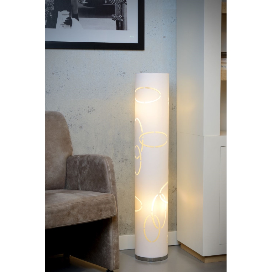 Lucide 03709/02/31 - Lampa podłogowa VERA 2xE14/40W/230V biały