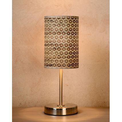 Lucide 08500/81/43 - Lampa stołowa MODA 1xE27/60W/230V brązowy