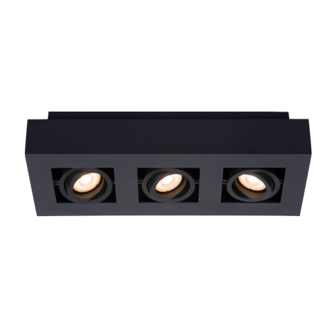 Lucide 09119/16/30 - LED Ściemnialne oświetlenie punktowe XIRAX 3xGU10/5W/230V