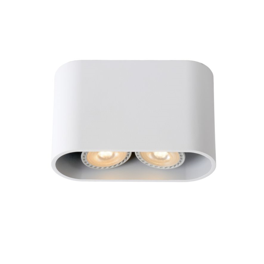Lucide 09914/10/31 - LED Oświetlenie punktowe BENTOO 2xGU10/5W/230V białe
