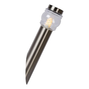 Lucide 11807/01/12 - Kinkiet zewnętrzny MIRANE 1xE14/40W/230V matowy chrom IP44