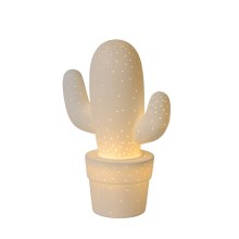Lucide 13513/01/31 - Lampa stołowa CACTUS 1xE14/40W/230V bialy