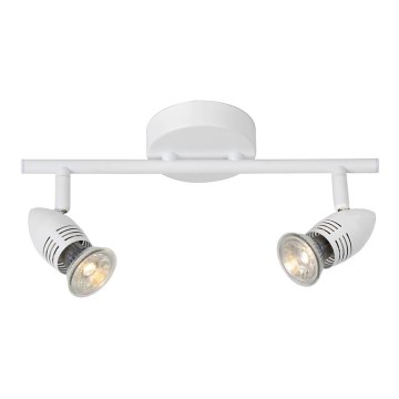 Lucide 13955/10/31 - LED reflektor punktowy CARO-LED 2xGU10/5W/230V biala