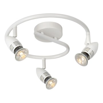 Lucide 13955/14/31 - LED reflektor punktowy CARO-LED 3xGU10/5W/230V biala