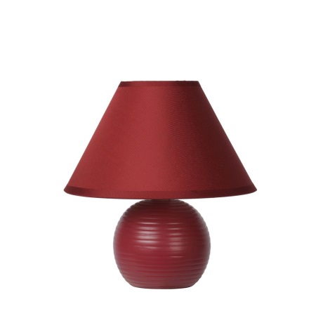 Lucide 14550/81/57 - Lampa stołowa KADDY 1xE14/40W/230V czerwony