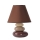 Lucide 14560/81/43 - Lampa stołowa KARLA 1xE14/40W/230V brązowy