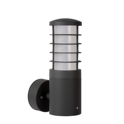 Lucide 14871/01/30 - Kinkiet zewnętrzny z czujnikiem SOLID 1xE27/60W/230V IP54