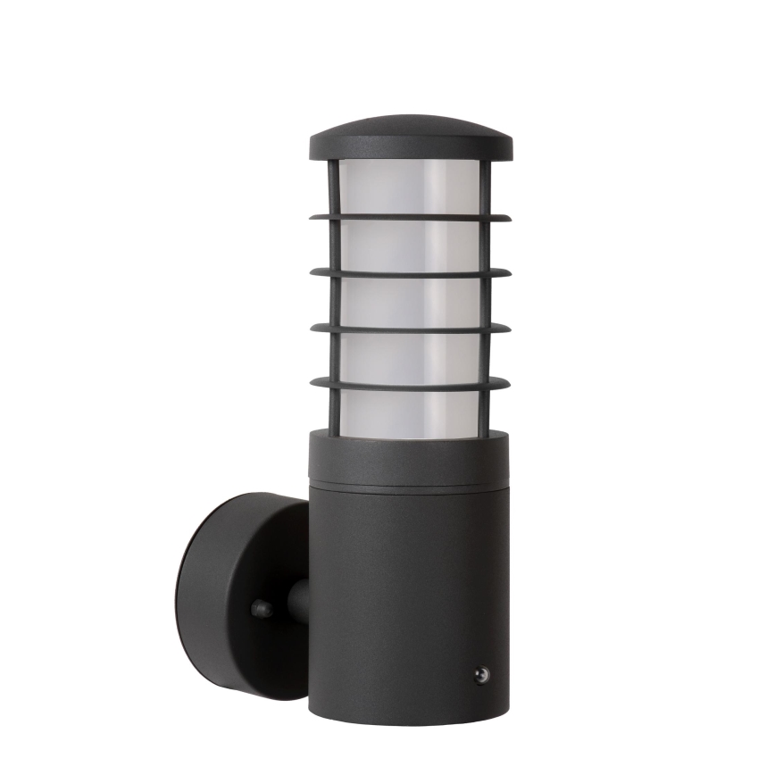 Lucide 14871/01/30 - Kinkiet zewnętrzny z czujnikiem SOLID 1xE27/60W/230V IP54