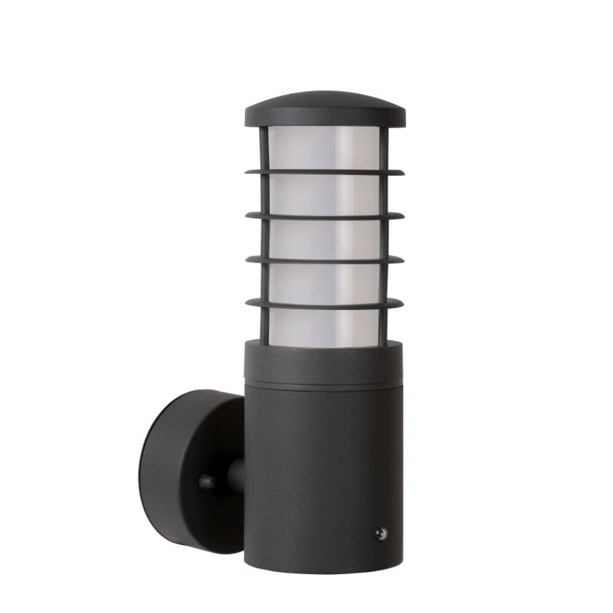 Lucide 14871/01/30 - Kinkiet zewnętrzny z czujnikiem SOLID 1xE27/60W/230V IP54