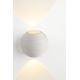Lucide 17804/06/31 - LED Kinkiet zewnętrzny AYO 2xLED/3W/230V biały