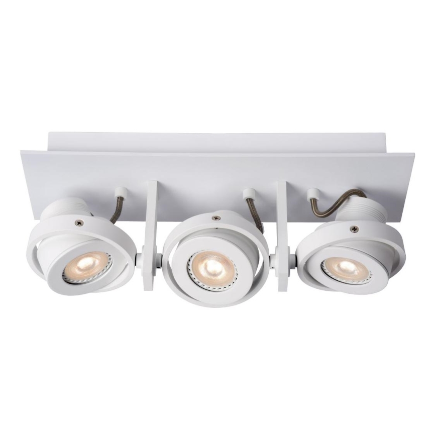 Lucide 17906/15/31 - LED Ściemnialne oświetlenie punktowe LANDA 3xGU10/4,5W/230V białe