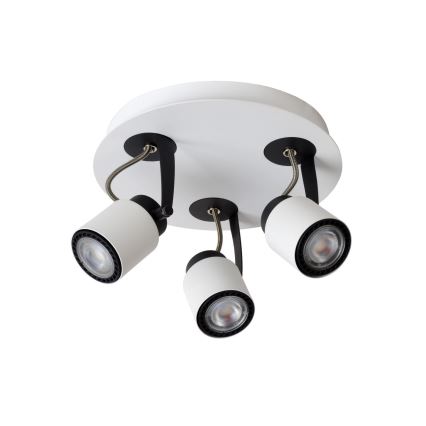 Lucide 17989/15/31 - LED Oświetlenie punktowe ściemnialne DICA LED 3xGU10/5W/230V białe
