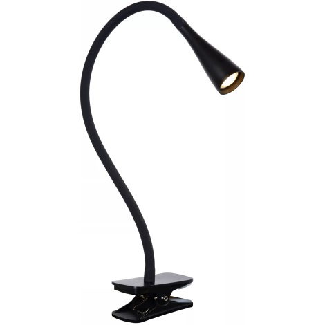 Lucide 18256/03/30 - LED Ściemnialna dotykowa lampa stołowa z klipsem ZOZY LED/4W/230V czarne