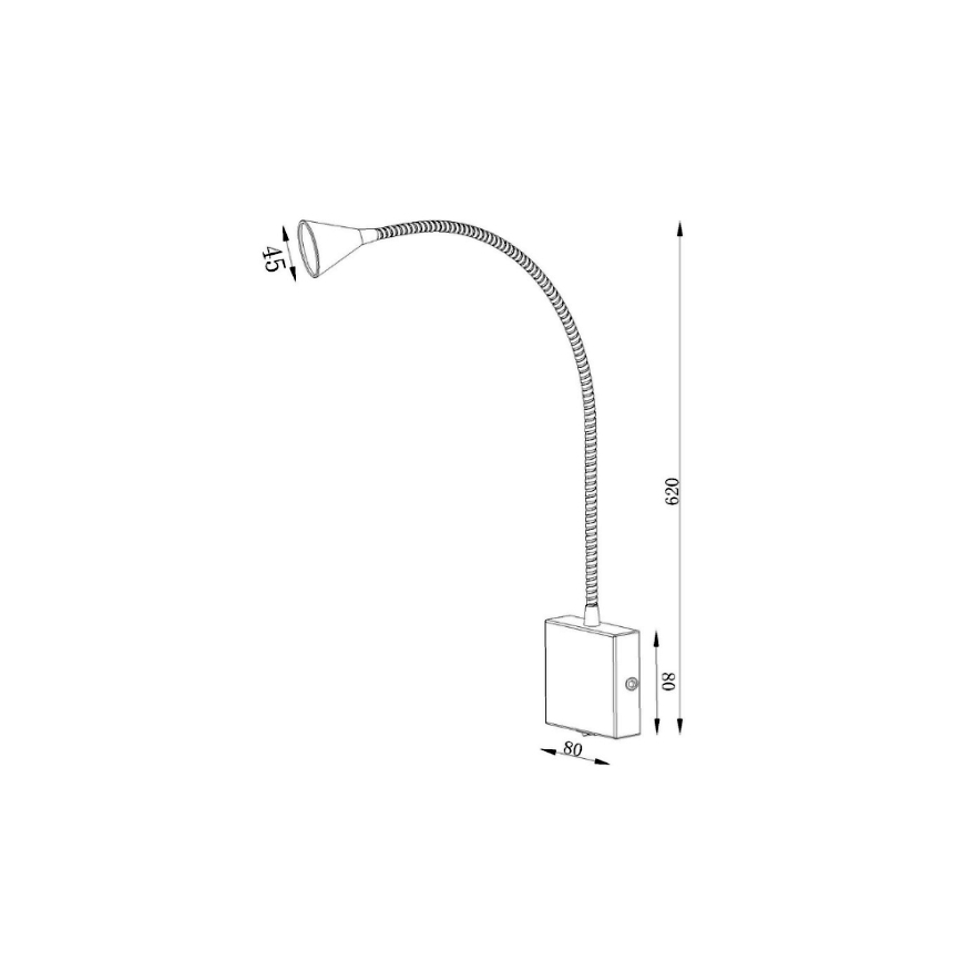 Lucide 18293/03/31 - LED Kinkiet BUDDY LED/3W/230V