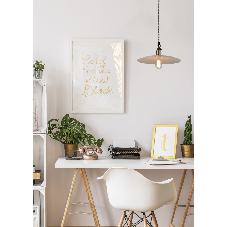 Lucide 30376/40/38 - Lampa wisząca RÖMER 1xE27/60W/230V