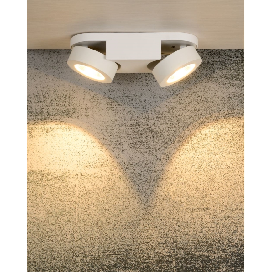 Lucide 33158/10/31 - LED Reflektor punktowy MITRAX 2xLED/5W/230V biała
