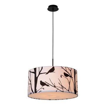 Lucide 34431/50/31 - Lampa wisząca RINGO 1xE27/60W/230V ptaki