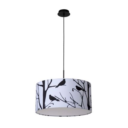 Lucide 34431/50/31 - Lampa wisząca RINGO 1xE27/60W/230V ptaki