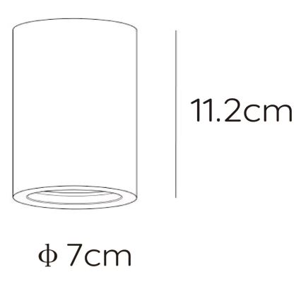 Lucide 35100/11/31 - Lampa sufitowa GIPSY 1xGU10/35W/230V