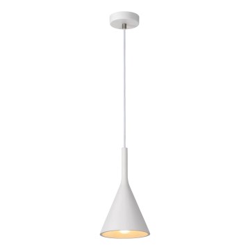 Lucide 35406/16/31 - Lampa wisząca GIPSY 1xE27/40W/230V białe