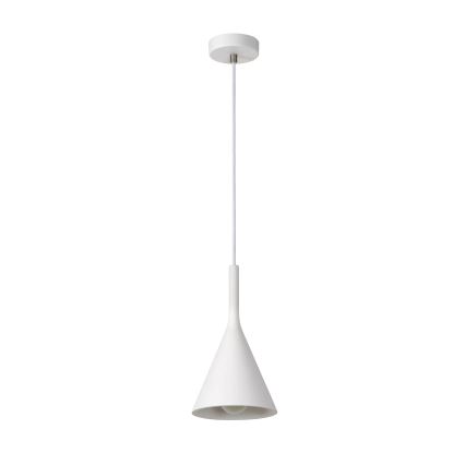 Lucide 35406/16/31 - Lampa wisząca GIPSY 1xE27/40W/230V białe