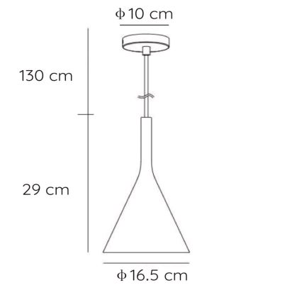 Lucide 35406/16/31 - Lampa wisząca GIPSY 1xE27/40W/230V białe