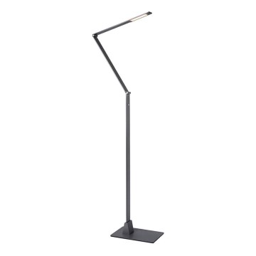 Lucide 35700/10/36 - LED Lampa podłogowa FLATT LED/10W/230V szara