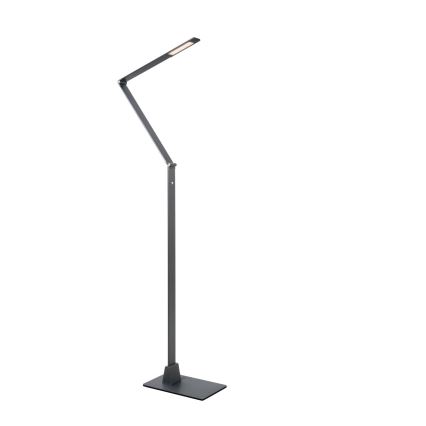 Lucide 35700/10/36 - LED Lampa podłogowa FLATT LED/10W/230V szara
